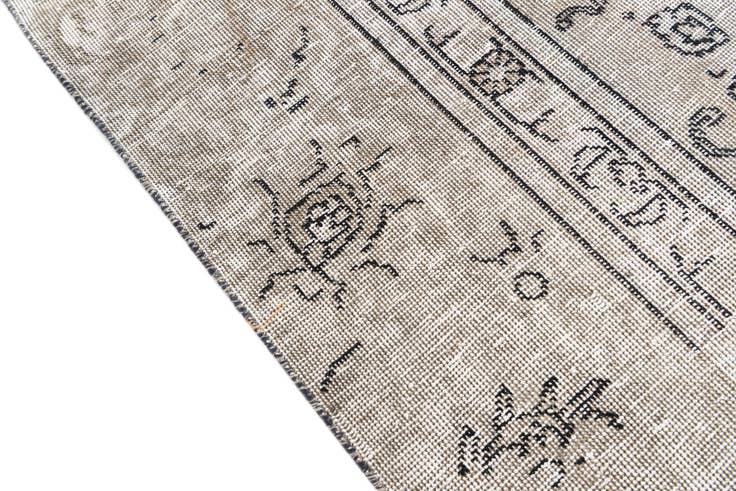 Detail image of 8' 10 x 11' Hand Knotted Ultra Vintage Persian Wool Rug