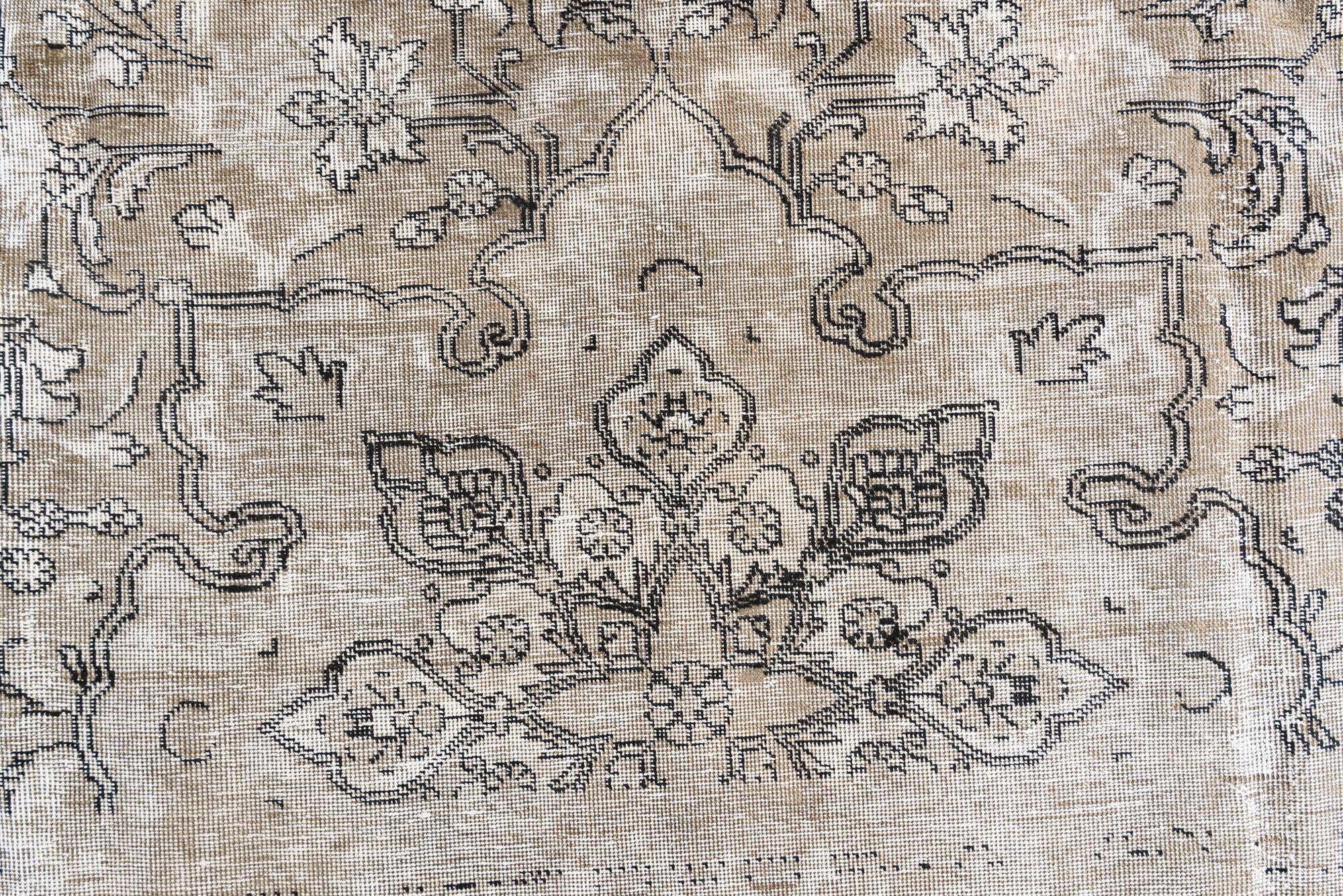 8' 10 x 11' Hand Knotted Ultra Vintage Persian Wool Rug
