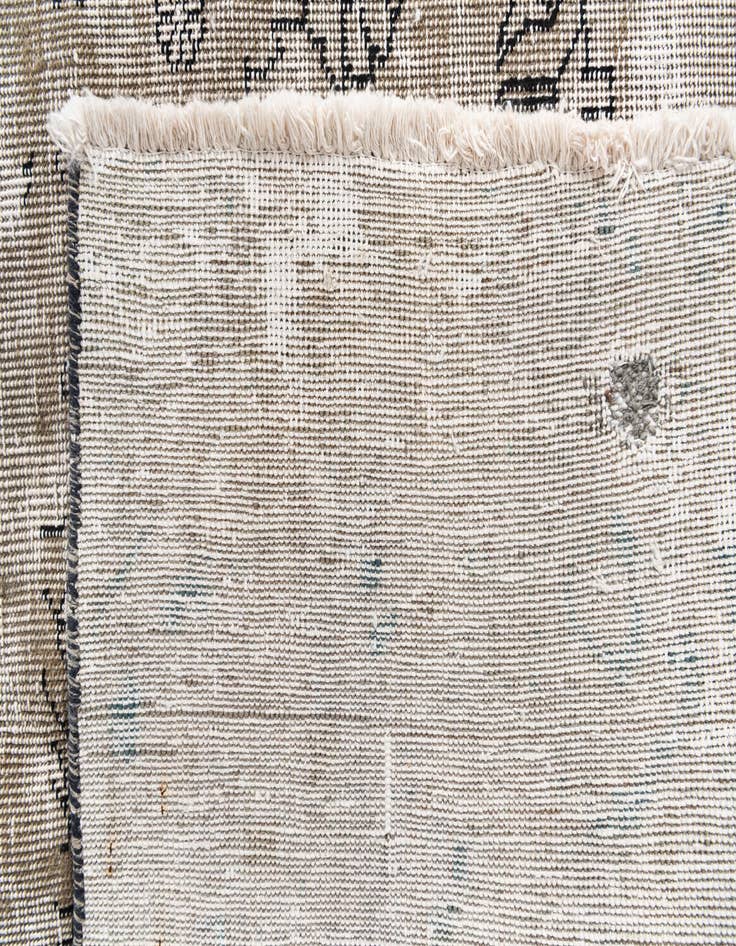 Detail image of 8' 10 x 11'  Hand Knotted Ultra Vintage Persian Wool Rug