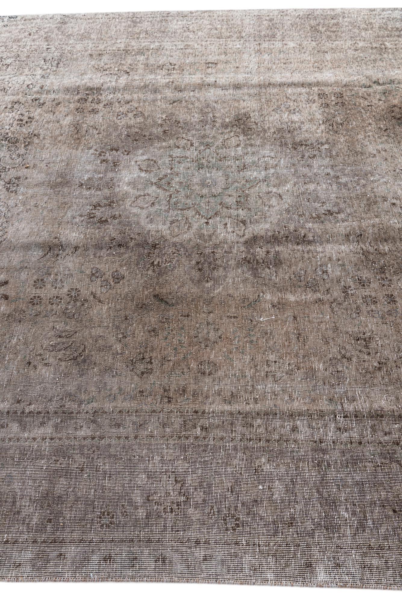 8' x 11' 2 Hand Knotted Ultra Vintage Persian Wool Rug