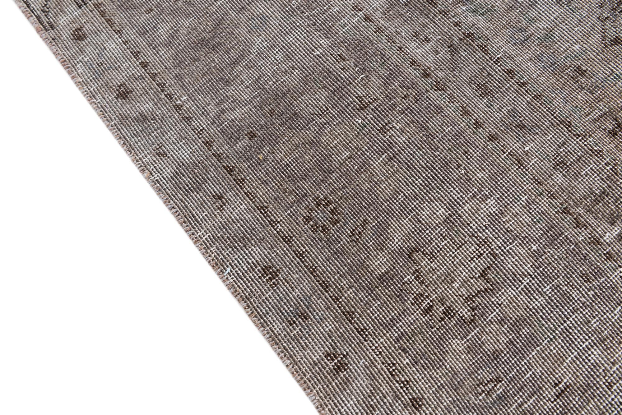 8' x 11' 2 Hand Knotted Ultra Vintage Persian Wool Rug