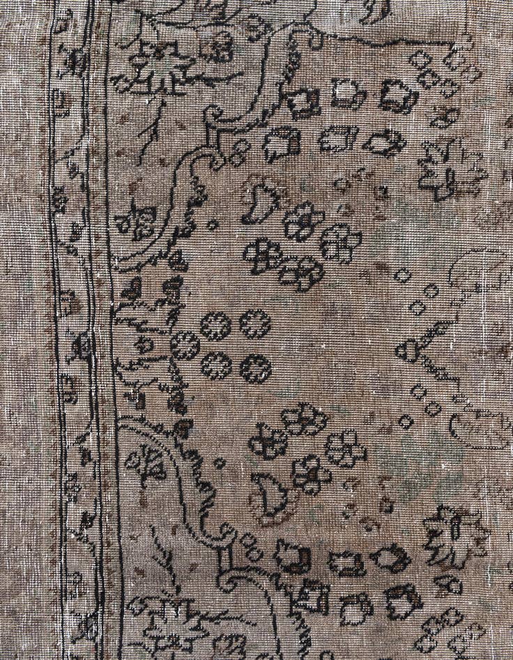 Detail image of 8' x 11' 2  Hand Knotted Ultra Vintage Persian Wool Rug
