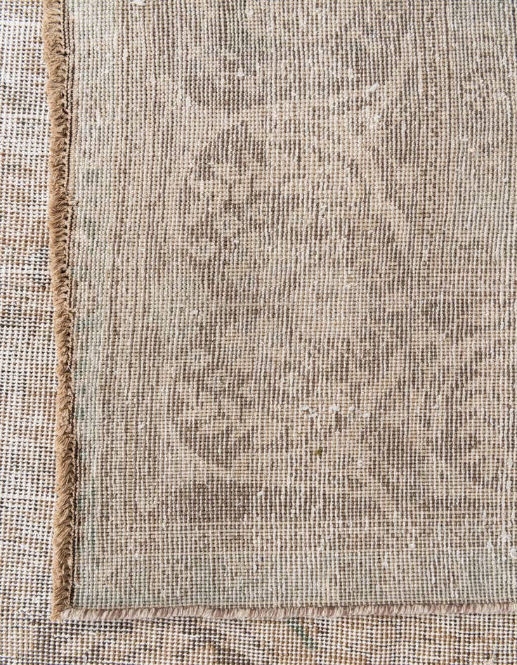 Detail image of 9' 7 x 12' 6  Hand Knotted Ultra Vintage Persian Wool Rug