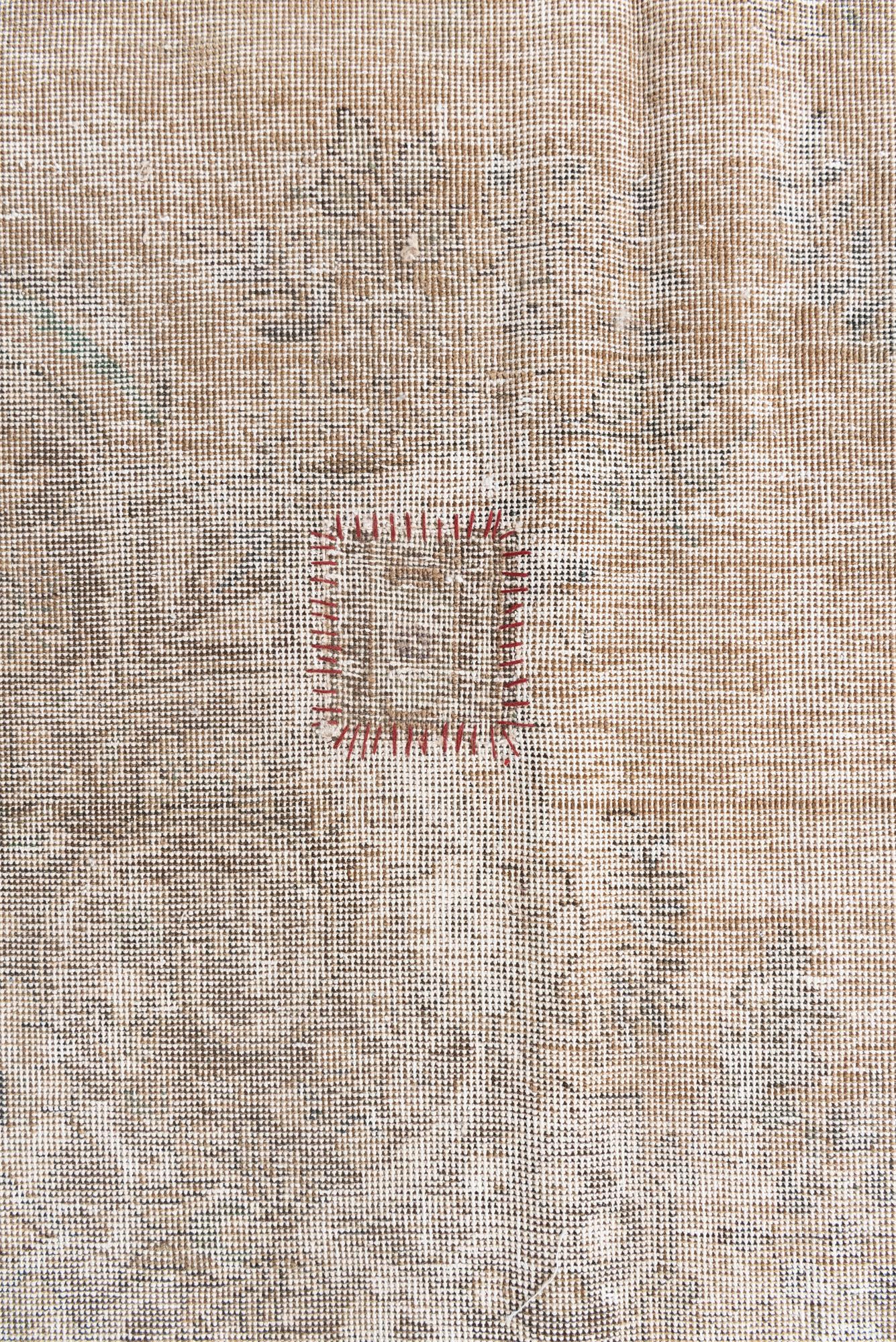 9' 7 x 12' 6 Hand Knotted Ultra Vintage Persian Wool Rug