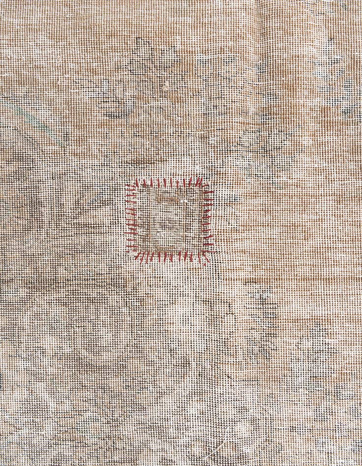 Detail image of 9' 7 x 12' 6  Hand Knotted Ultra Vintage Persian Wool Rug