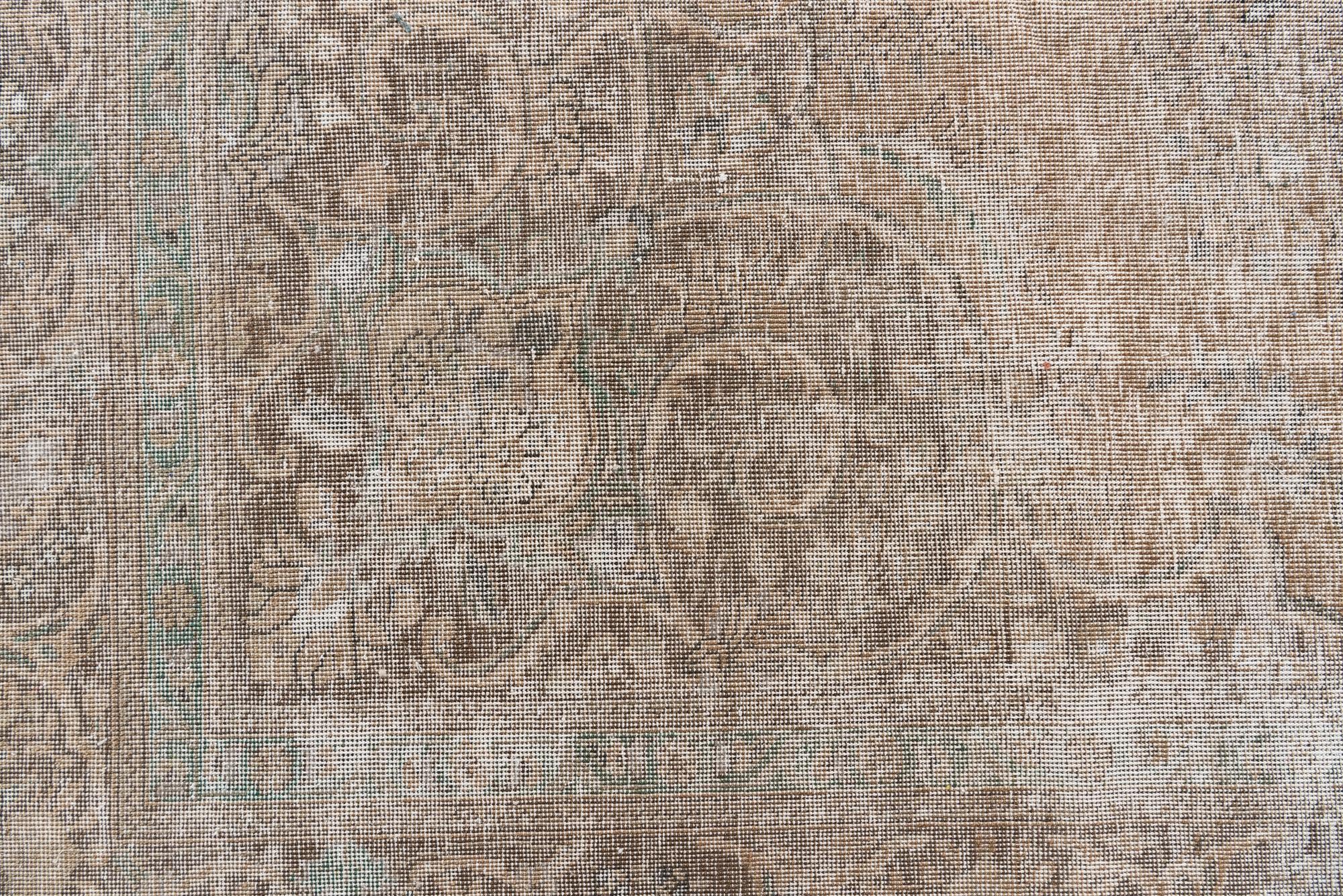 9' 7 x 12' 6 Hand Knotted Ultra Vintage Persian Wool Rug