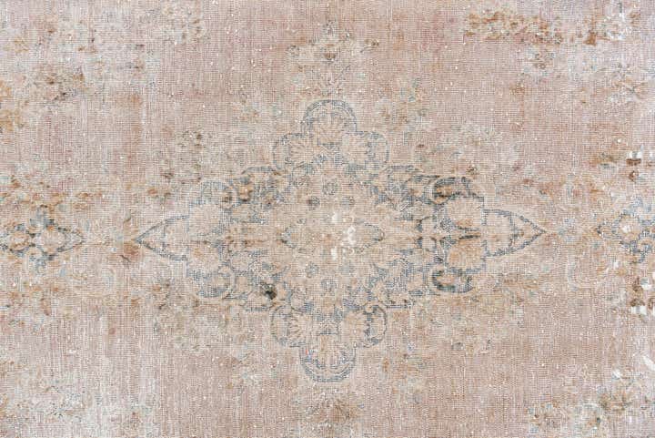 8' 6 x 11' 6 Hand Knotted Ultra Vintage Persian Wool Rug