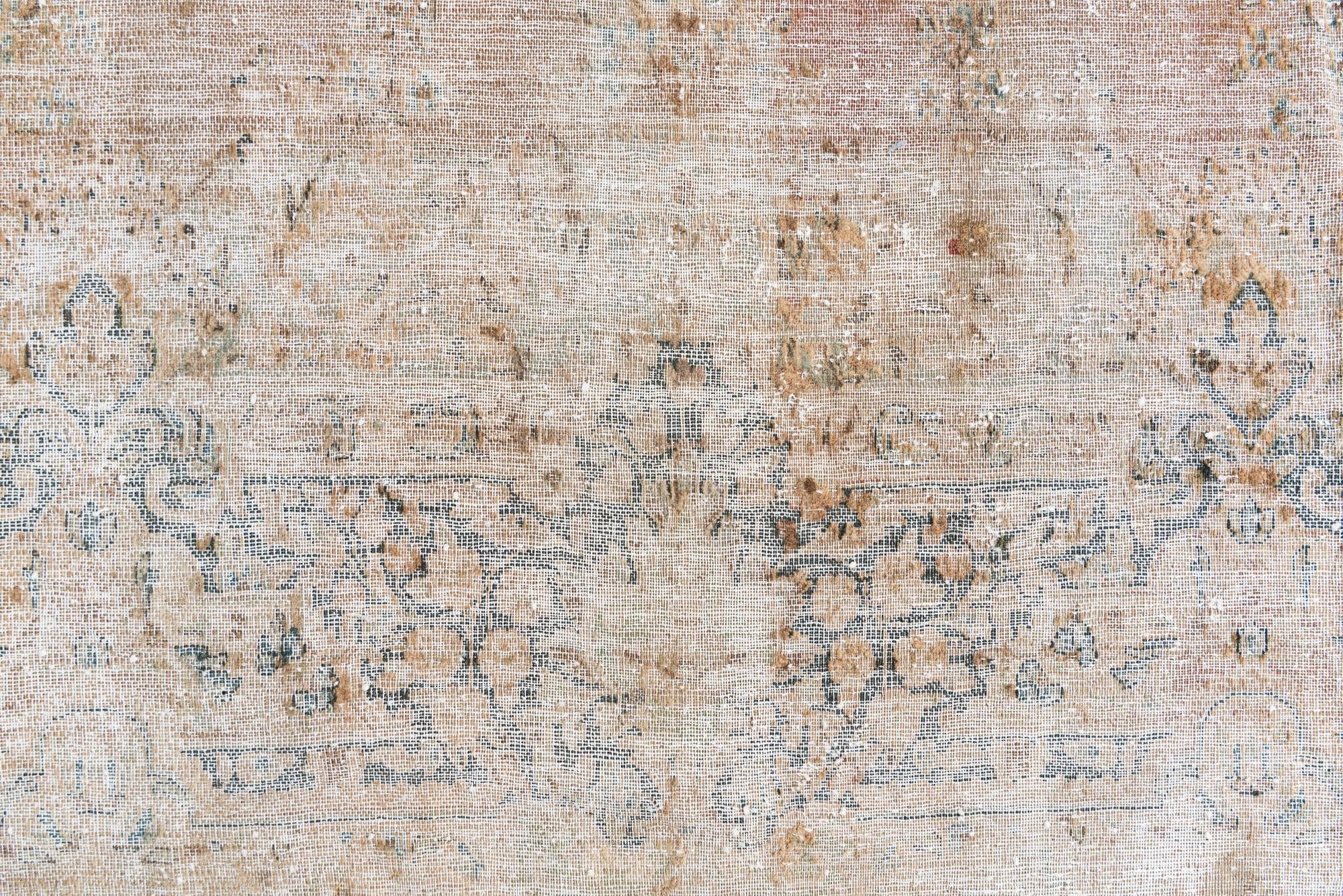8' 6 x 11' 6 Hand Knotted Ultra Vintage Persian Wool Rug
