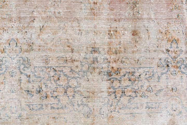 8' 6 x 11' 6 Hand Knotted Ultra Vintage Persian Wool Rug