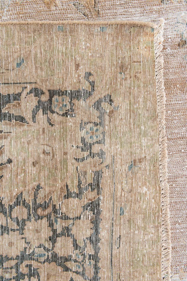 Detail image of 8' 6 x 11' 6 Hand Knotted Ultra Vintage Persian Wool Rug