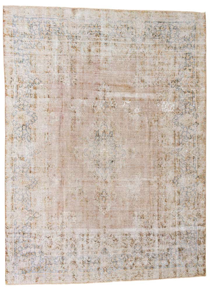 8' 6 x 11' 6 Hand Knotted Ultra Vintage Persian Wool Rug