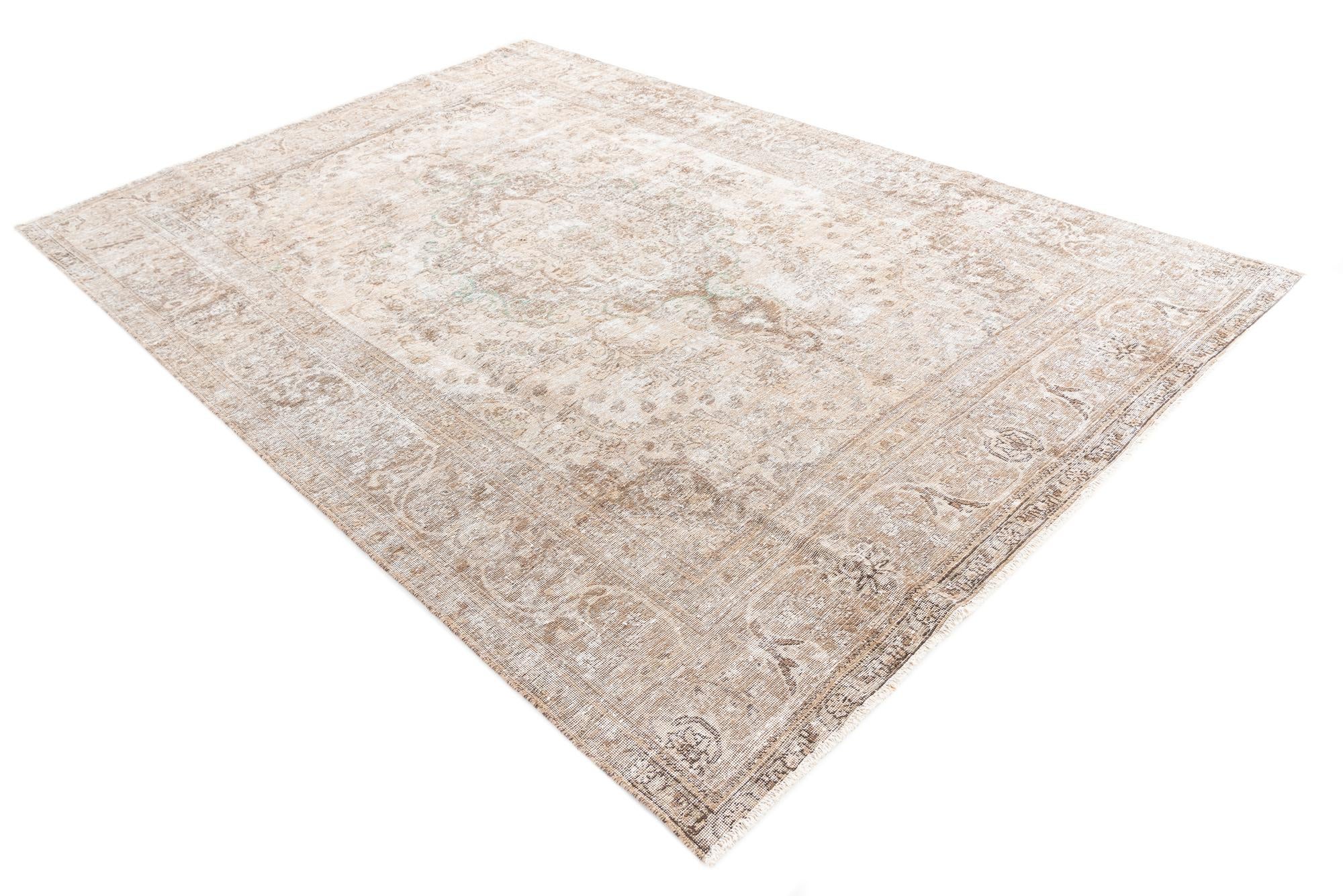 7' 9 x 11' 3 Hand Knotted Ultra Vintage Persian Wool Rug