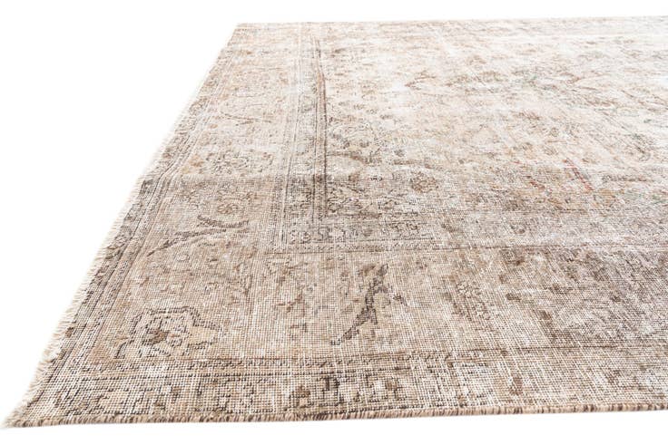 Vue détaillée : 235cm x 345cm Noué main Ultra Vintage Tapis Persan Laine