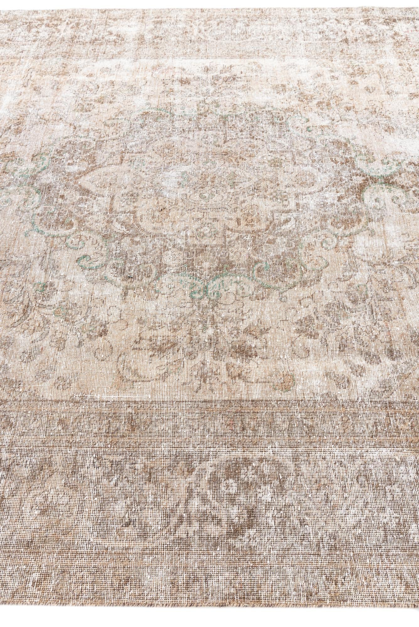 7' 9 x 11' 3 Hand Knotted Ultra Vintage Persian Wool Rug