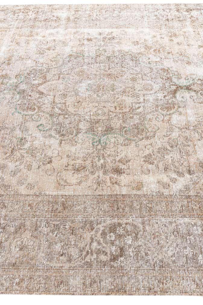 235cm x 345cm Noué main Ultra Vintage Tapis Persan Laine