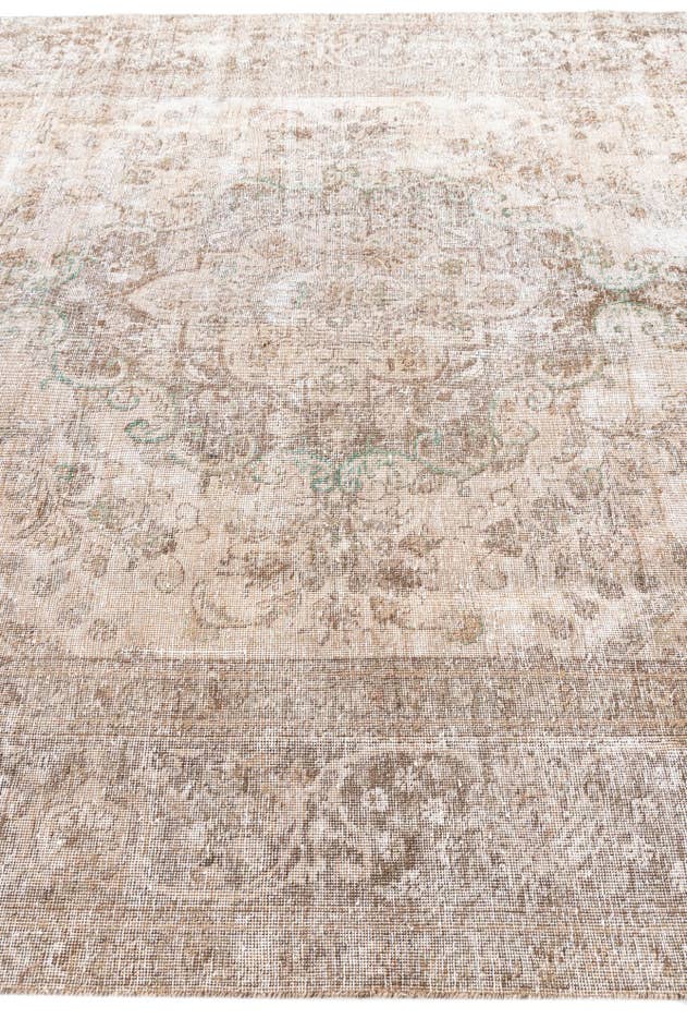 Vue détaillée : 235cm x 345cm Noué main Ultra Vintage Tapis Persan Laine