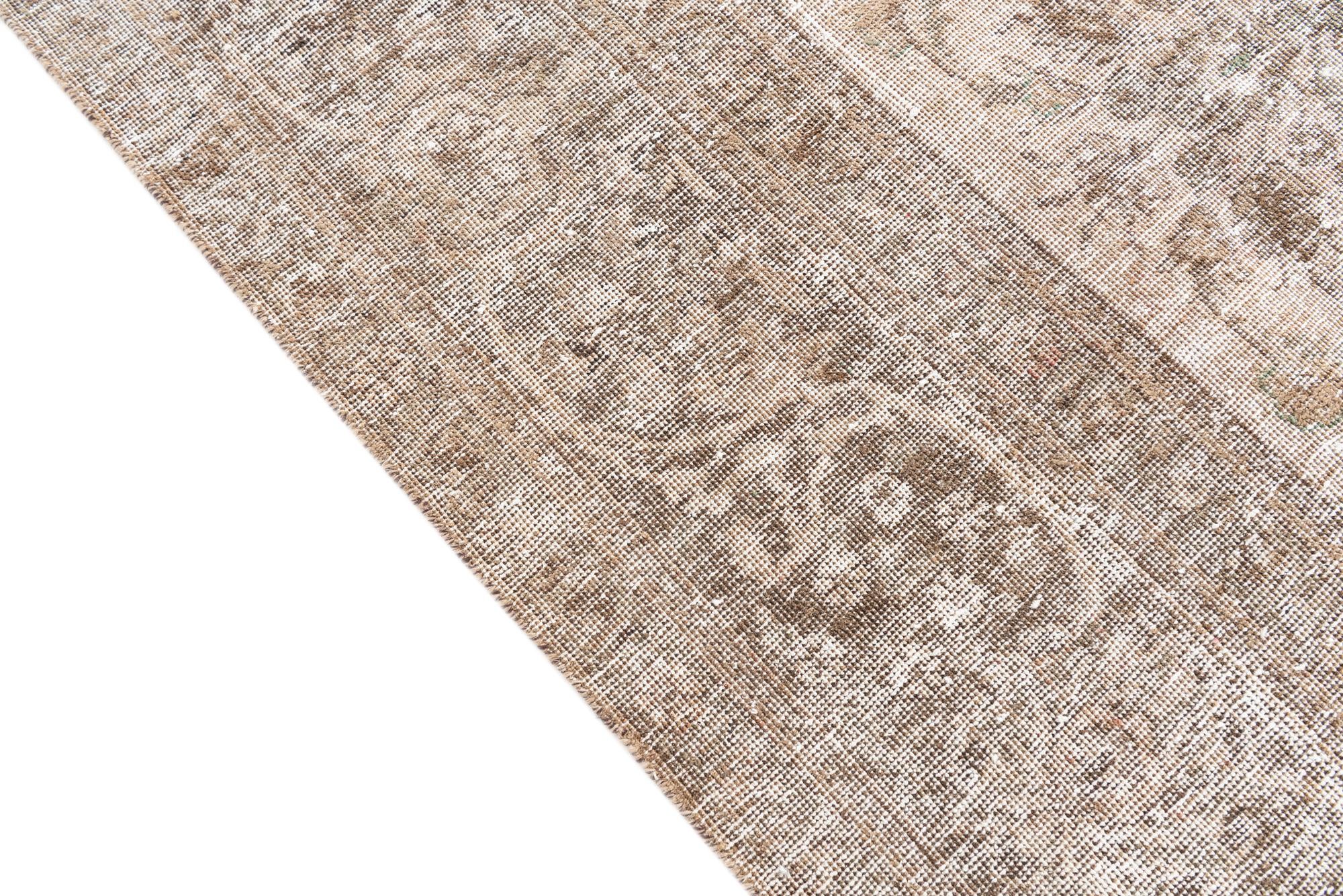 7' 9 x 11' 3 Hand Knotted Ultra Vintage Persian Wool Rug