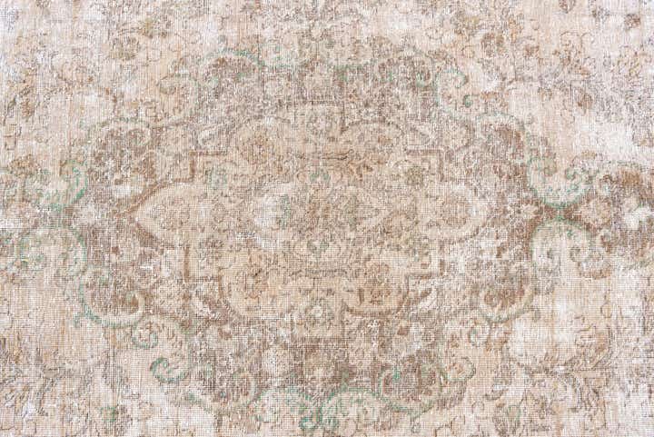 235cm x 345cm Noué main Ultra Vintage Tapis Persan Laine