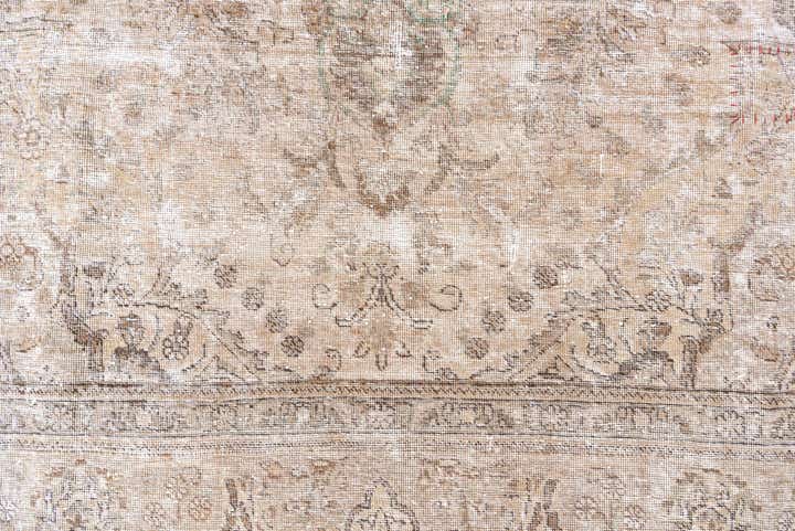 235cm x 345cm Noué main Ultra Vintage Tapis Persan Laine
