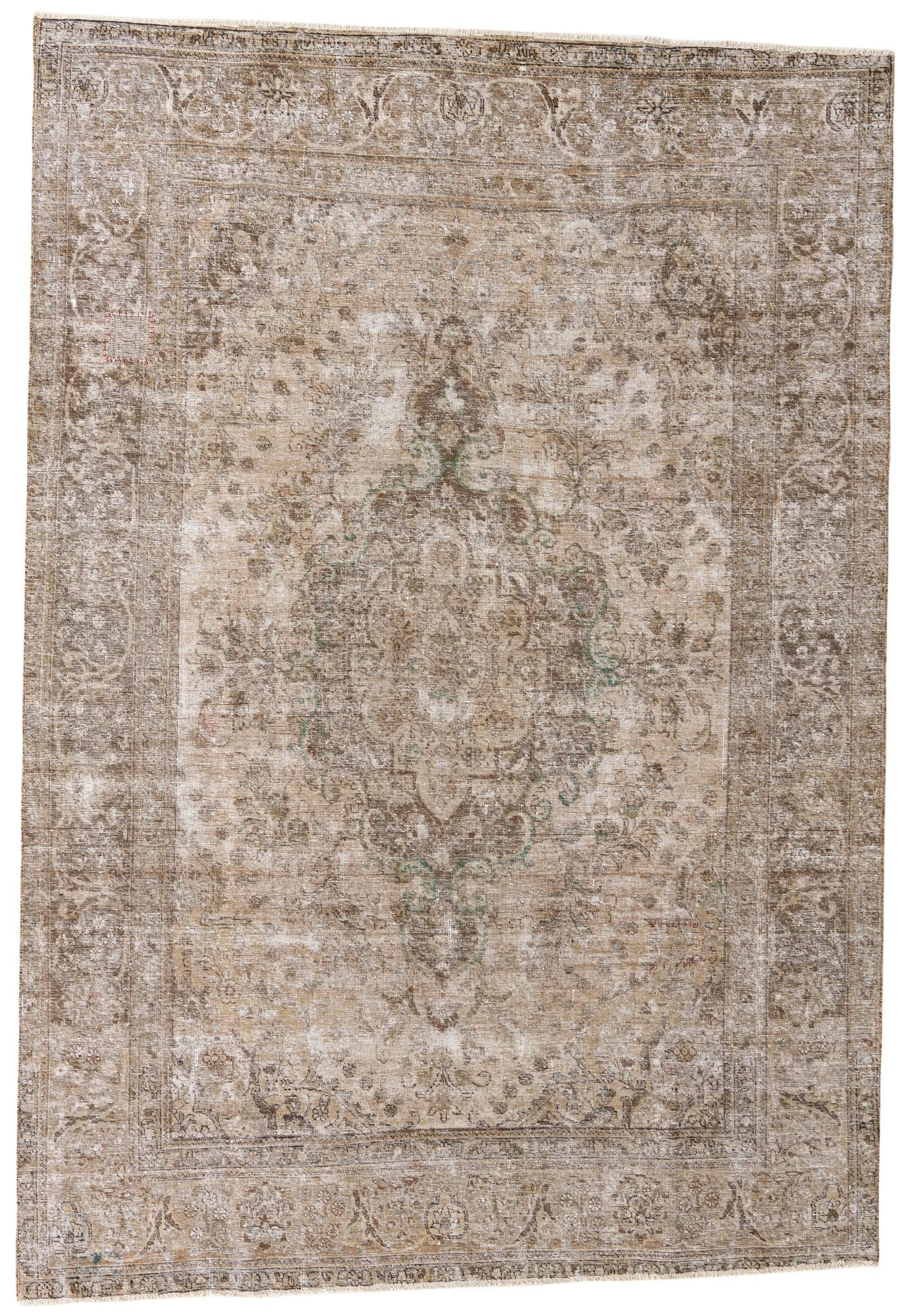 7' 9 x 11' 3 Hand Knotted Ultra Vintage Persian Wool Rug