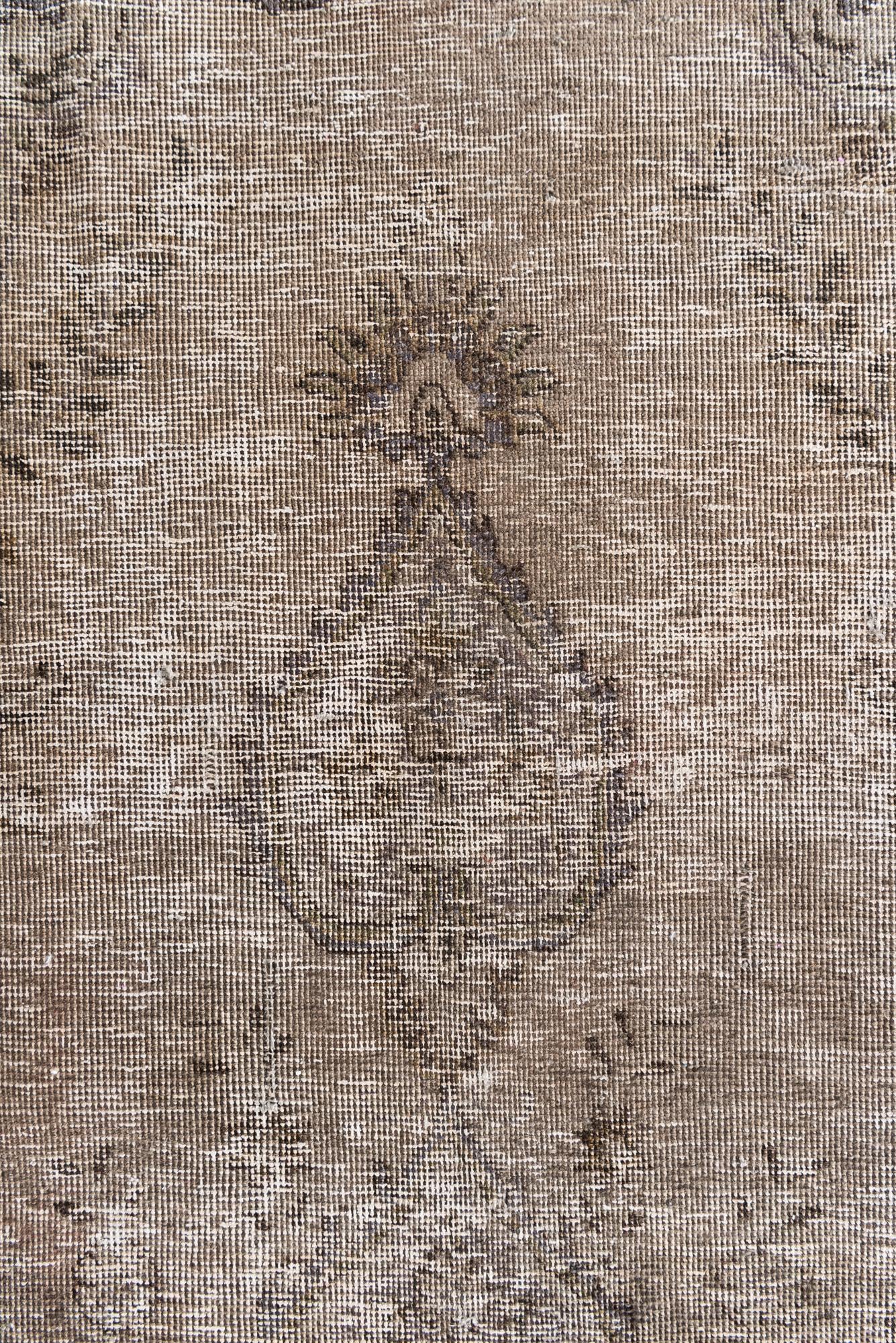 7' 8 x 11' 6 Hand Knotted Ultra Vintage Persian Wool Rug