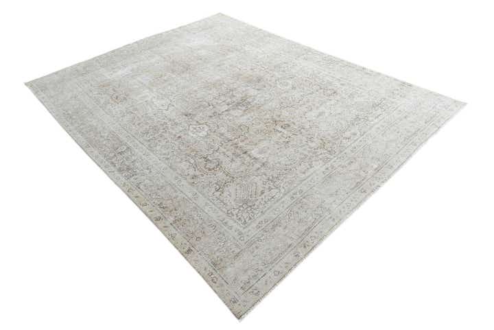 9' 4 x 12' 4 Hand Knotted Ultra Vintage Persian Wool Rug