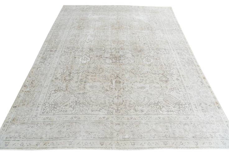 Detail image of 9' 4 x 12' 4 Hand Knotted Ultra Vintage Persian Wool Rug