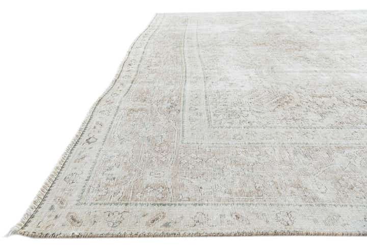9' 4 x 12' 4 Hand Knotted Ultra Vintage Persian Wool Rug