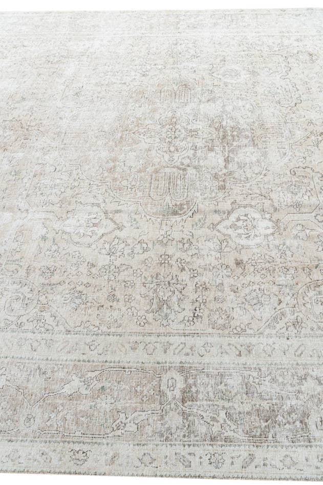 Detail image of 9' 4 x 12' 4 Hand Knotted Ultra Vintage Persian Wool Rug