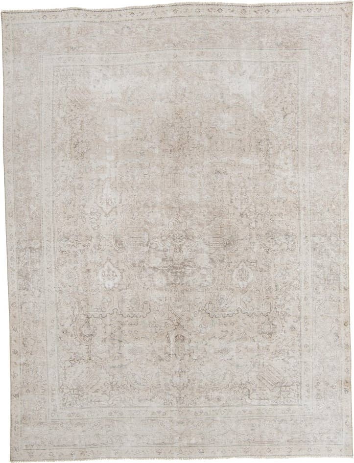 Detail image of 9' 4 x 12' 4 Hand Knotted Ultra Vintage Persian Wool Rug