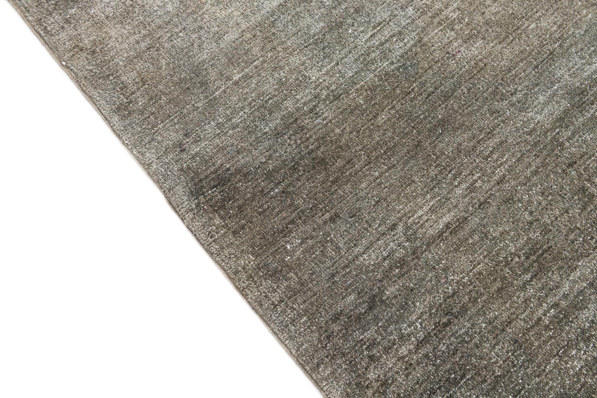 5' 1 x 6' 10 Hand Knotted Ultra Vintage Persian Wool Rug