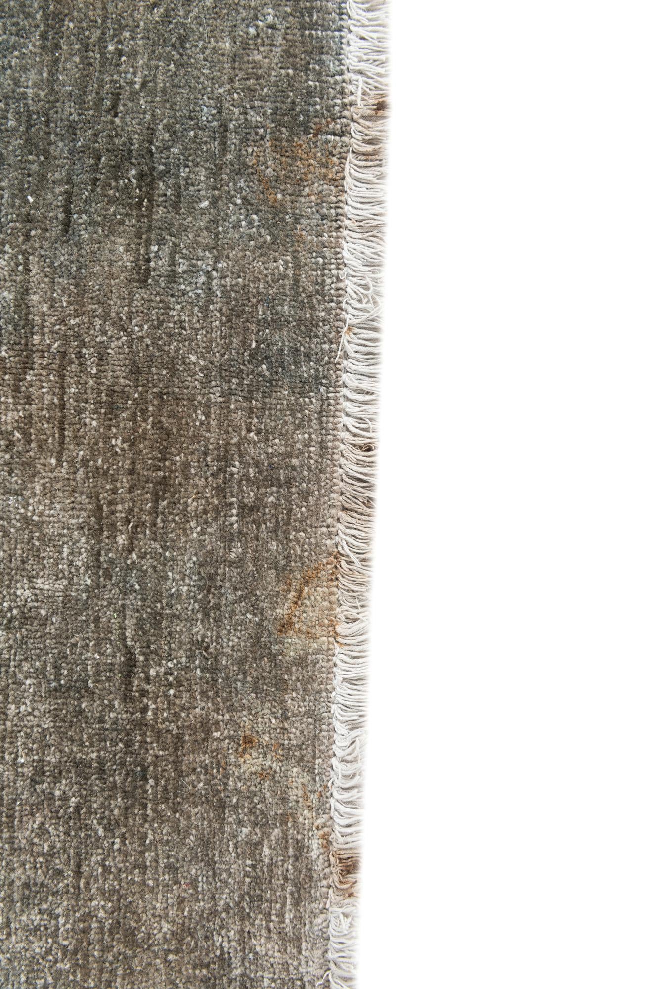 5' 1 x 6' 10 Hand Knotted Ultra Vintage Persian Wool Rug
