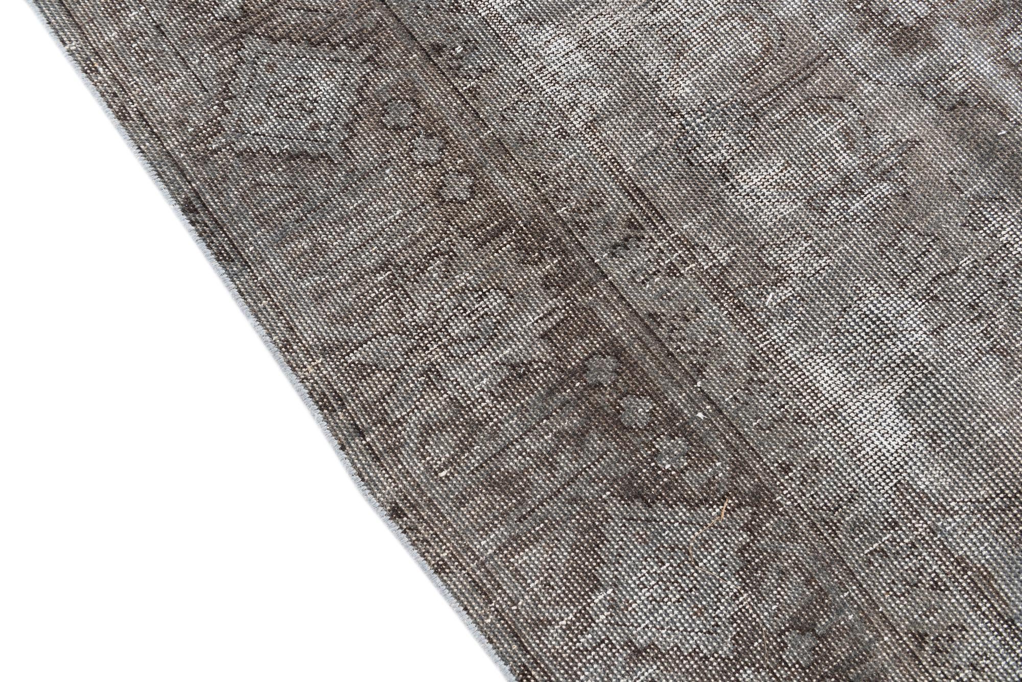 6' x 9' 7 Hand Knotted Ultra Vintage Persian Wool Rug