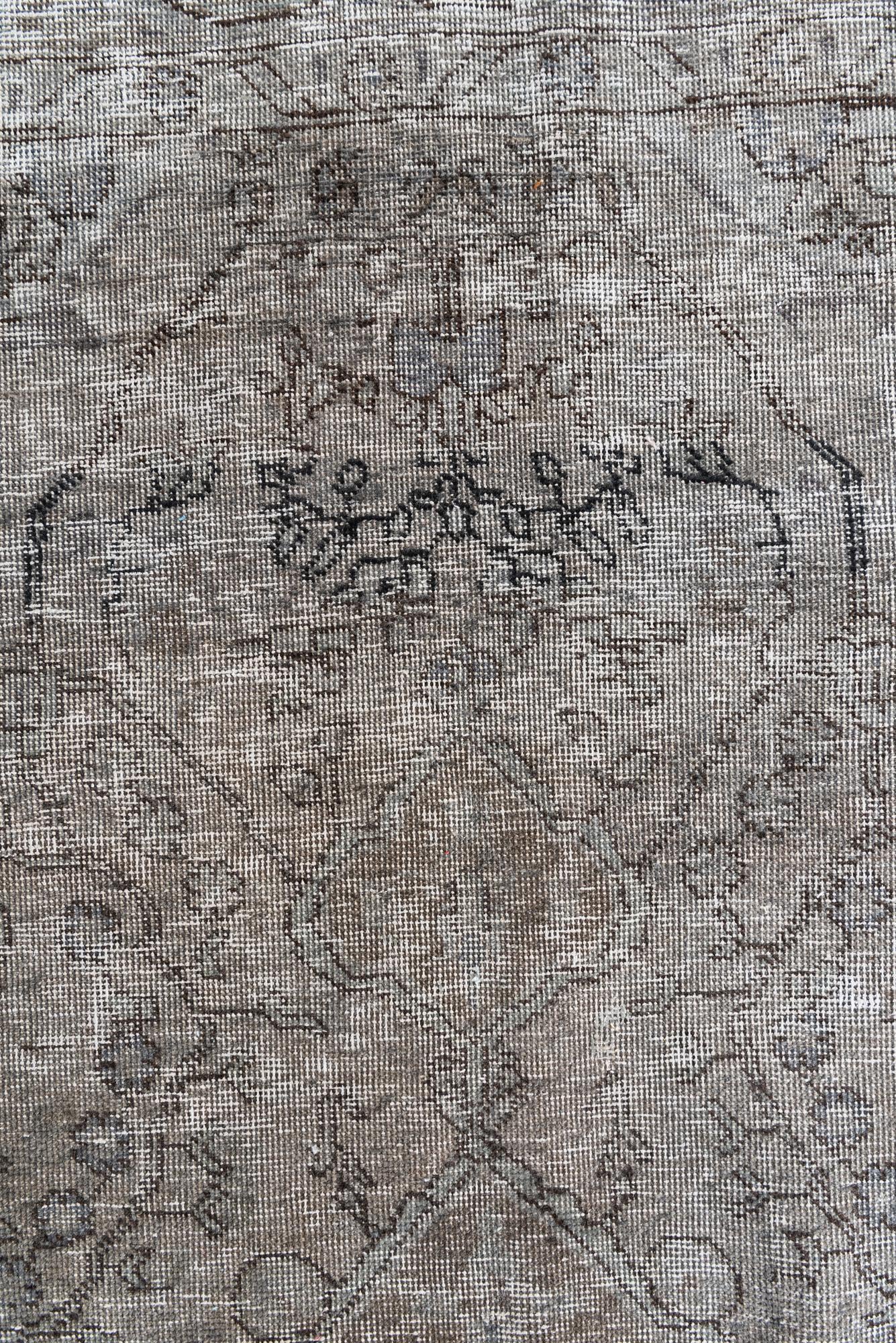 6' 1 x 7' 7 Hand Knotted Ultra Vintage Persian Wool Rug