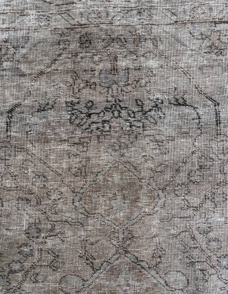 Detail image of 6' 1 x 7' 7  Hand Knotted Ultra Vintage Persian Wool Rug