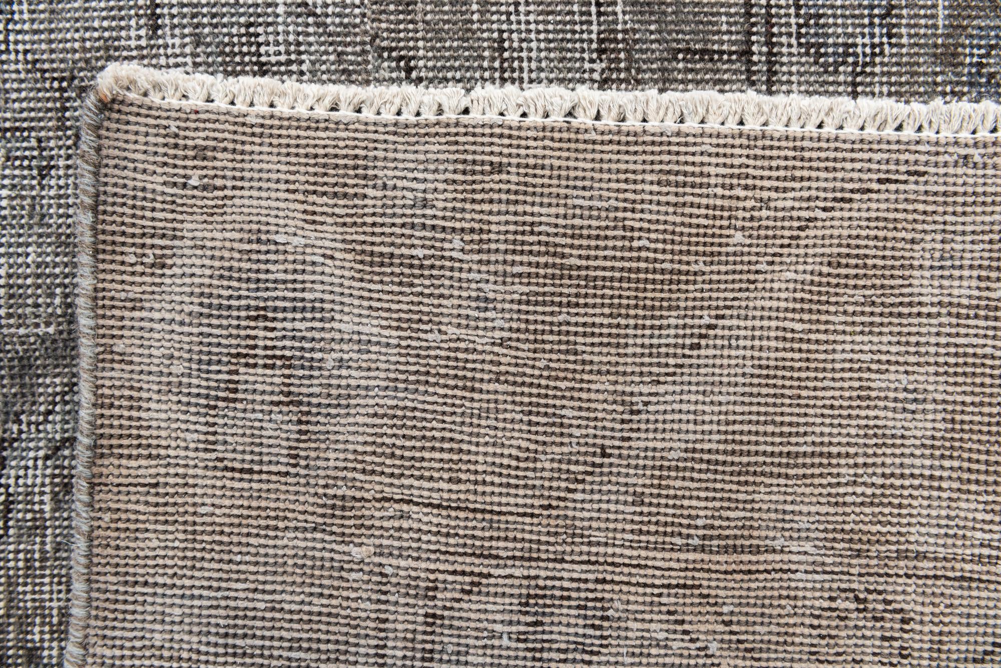6' 1 x 7' 7 Hand Knotted Ultra Vintage Persian Wool Rug