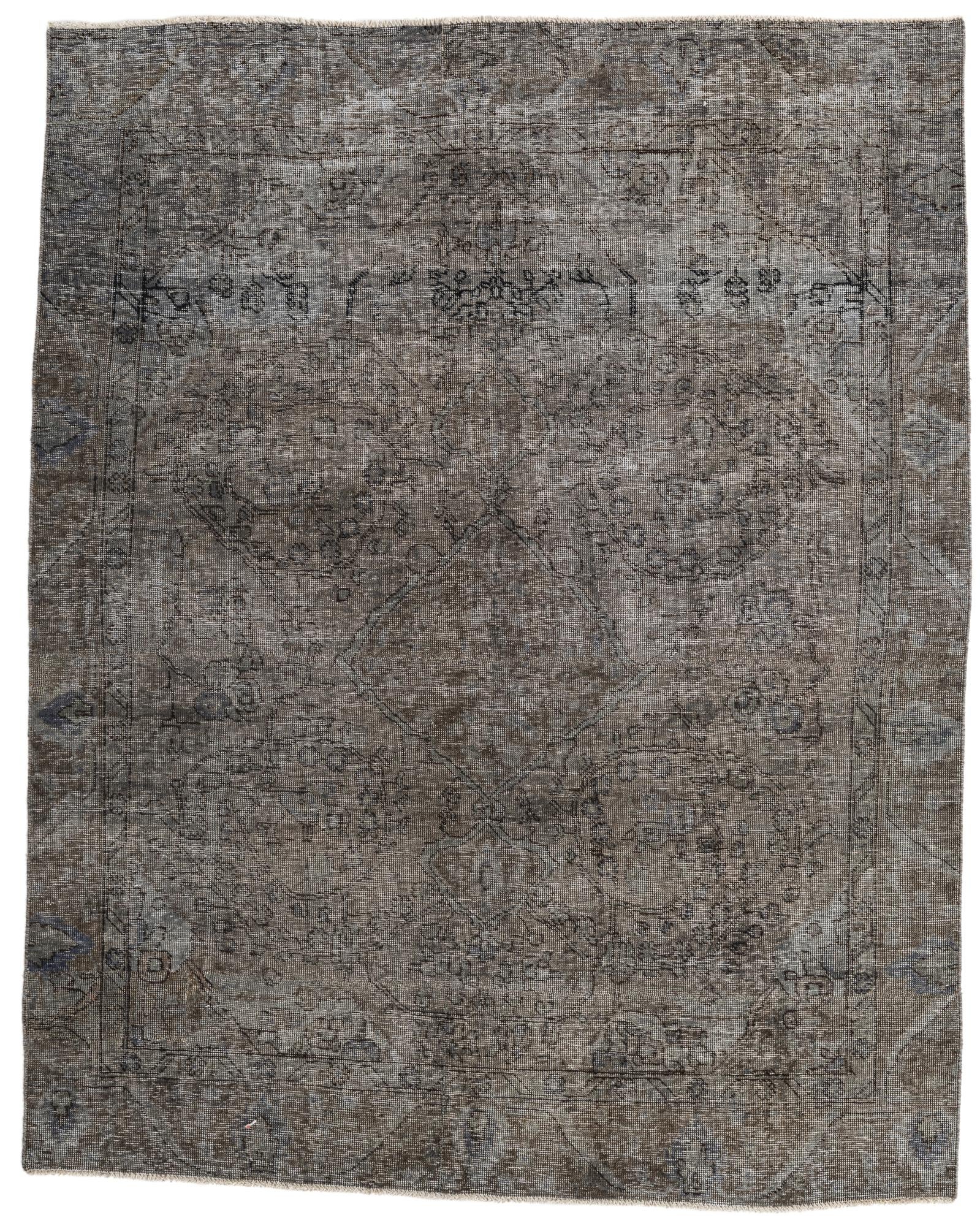 6' 1 x 7' 7 Hand Knotted Ultra Vintage Persian Wool Rug