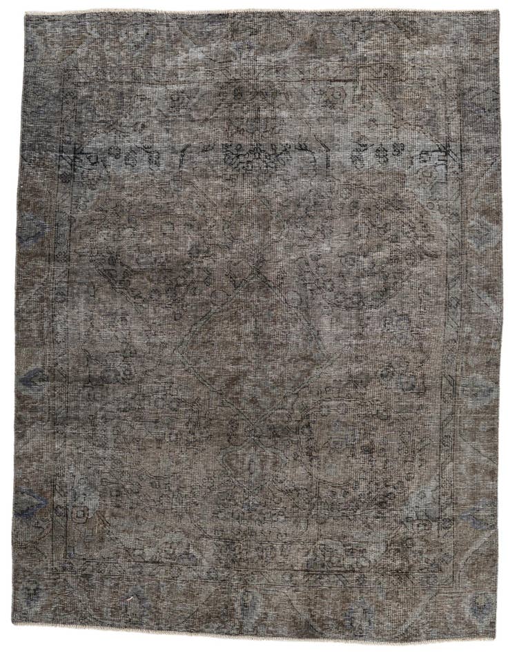 Detail image of 6' 1 x 7' 7 Hand Knotted Ultra Vintage Persian Wool Rug