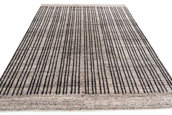 7' 10 x 10' Hand Knotted Ultra Vintage Persian Wool Rug