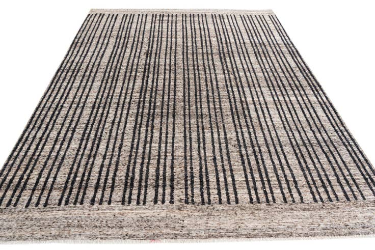 Detail image of 7' 10 x 10' Hand Knotted Ultra Vintage Persian Wool Rug