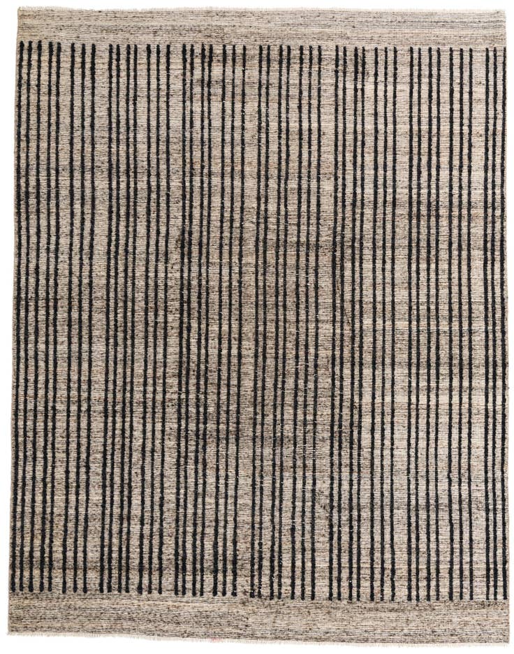 Detail image of 7' 10 x 10' Hand Knotted Ultra Vintage Persian Wool Rug