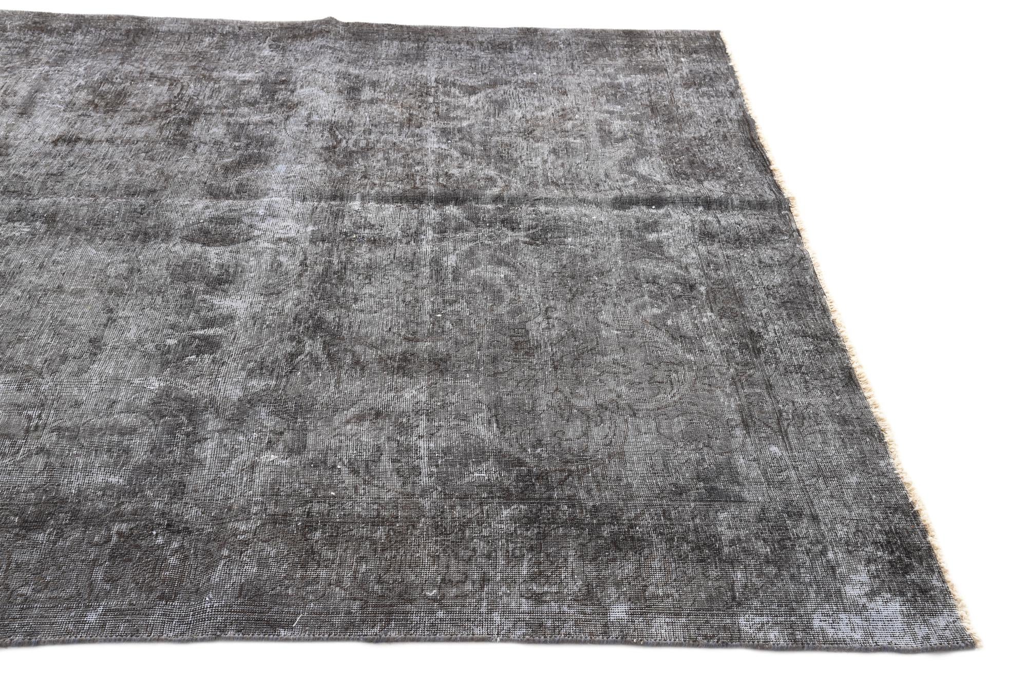 6' 6 x 9' 3 Hand Knotted Ultra Vintage Persian Wool Rug