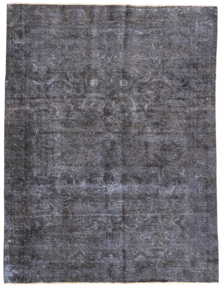 Detail image of 6' 6 x 9' 3 Hand Knotted Ultra Vintage Persian Wool Rug