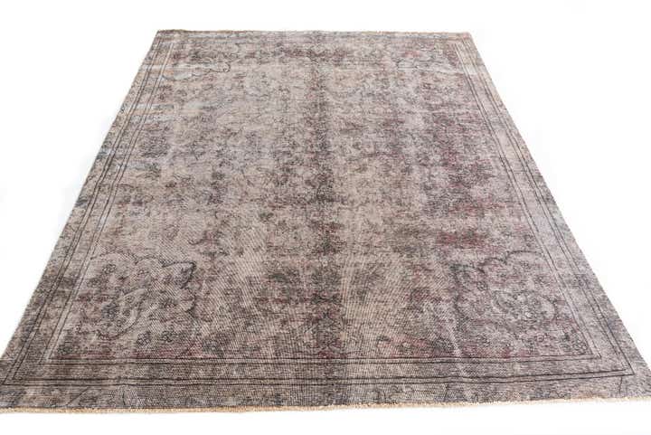 7' 7 x 9' 6 Hand Knotted Ultra Vintage Persian Wool Rug