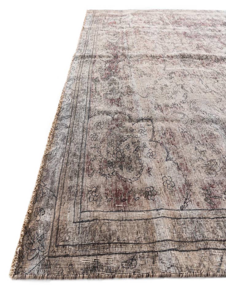 Detail image of 7' 7 x 9' 6  Hand Knotted Ultra Vintage Persian Wool Rug
