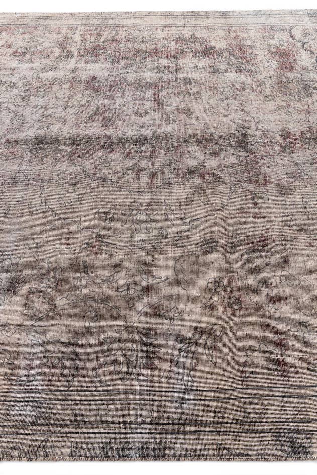 Detail image of 7' 7 x 9' 6 Hand Knotted Ultra Vintage Persian Wool Rug