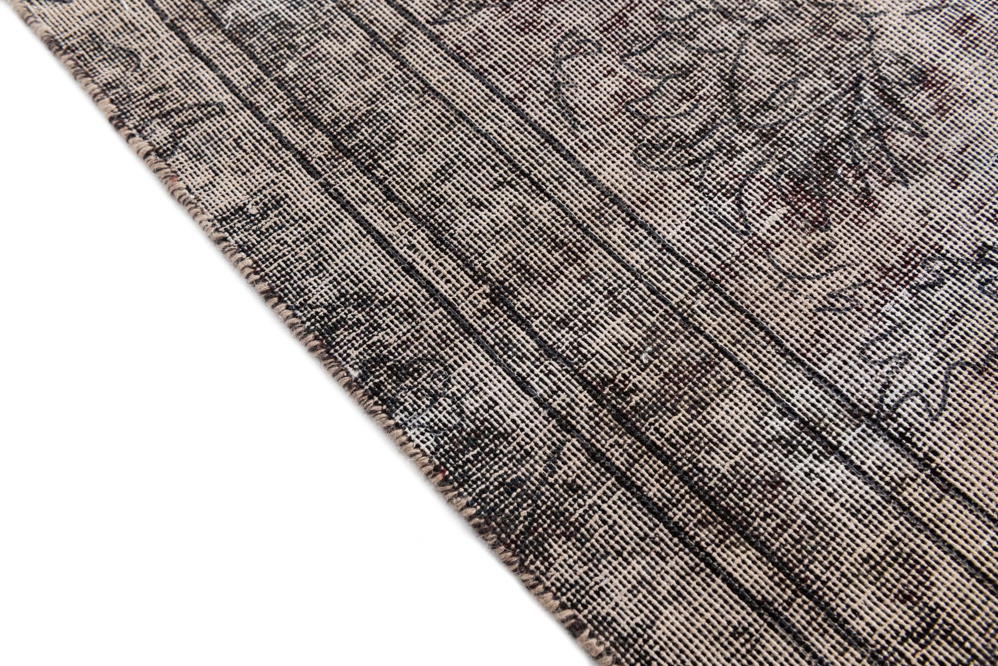 7' 7 x 9' 6 Hand Knotted Ultra Vintage Persian Wool Rug