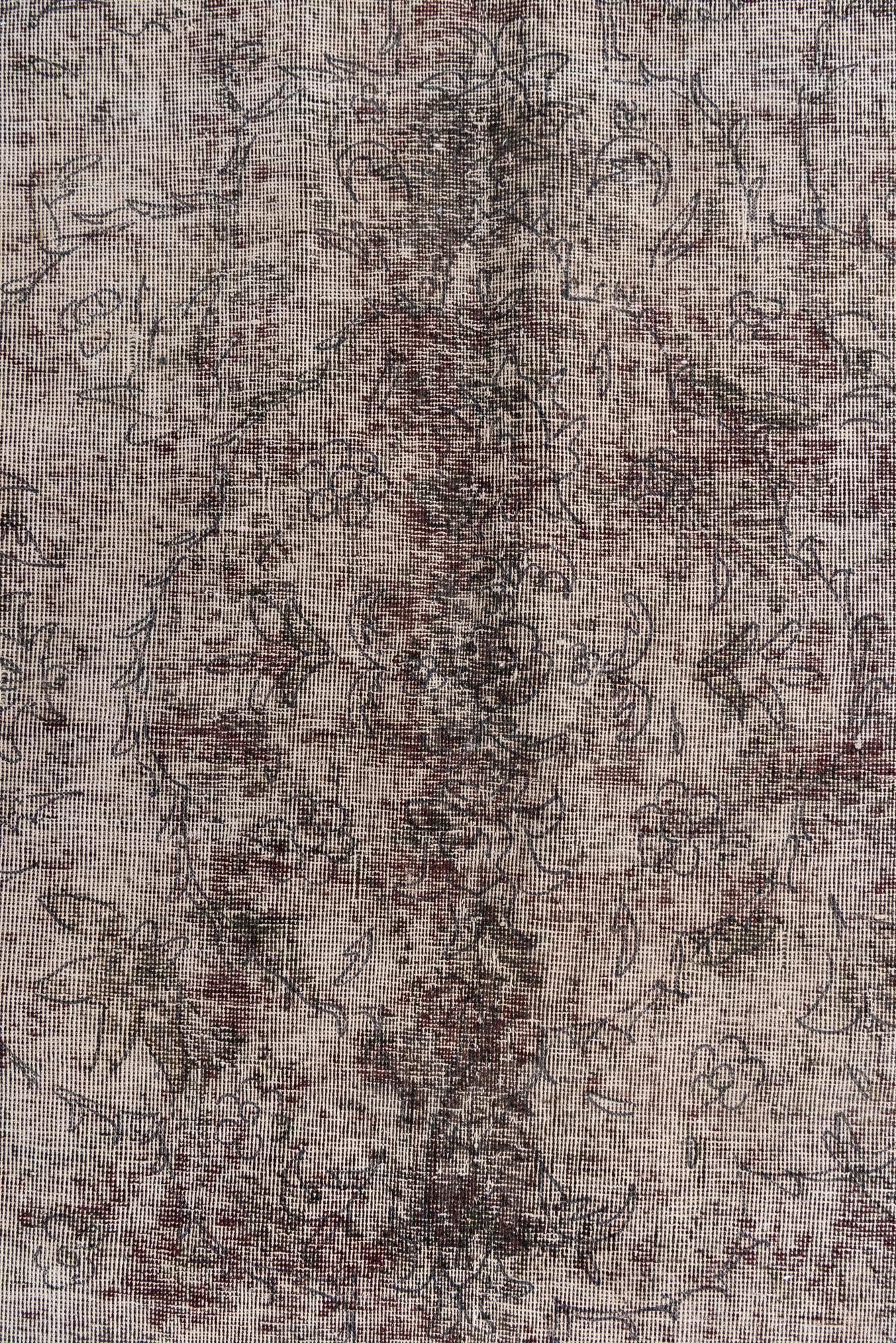 7' 7 x 9' 6 Hand Knotted Ultra Vintage Persian Wool Rug