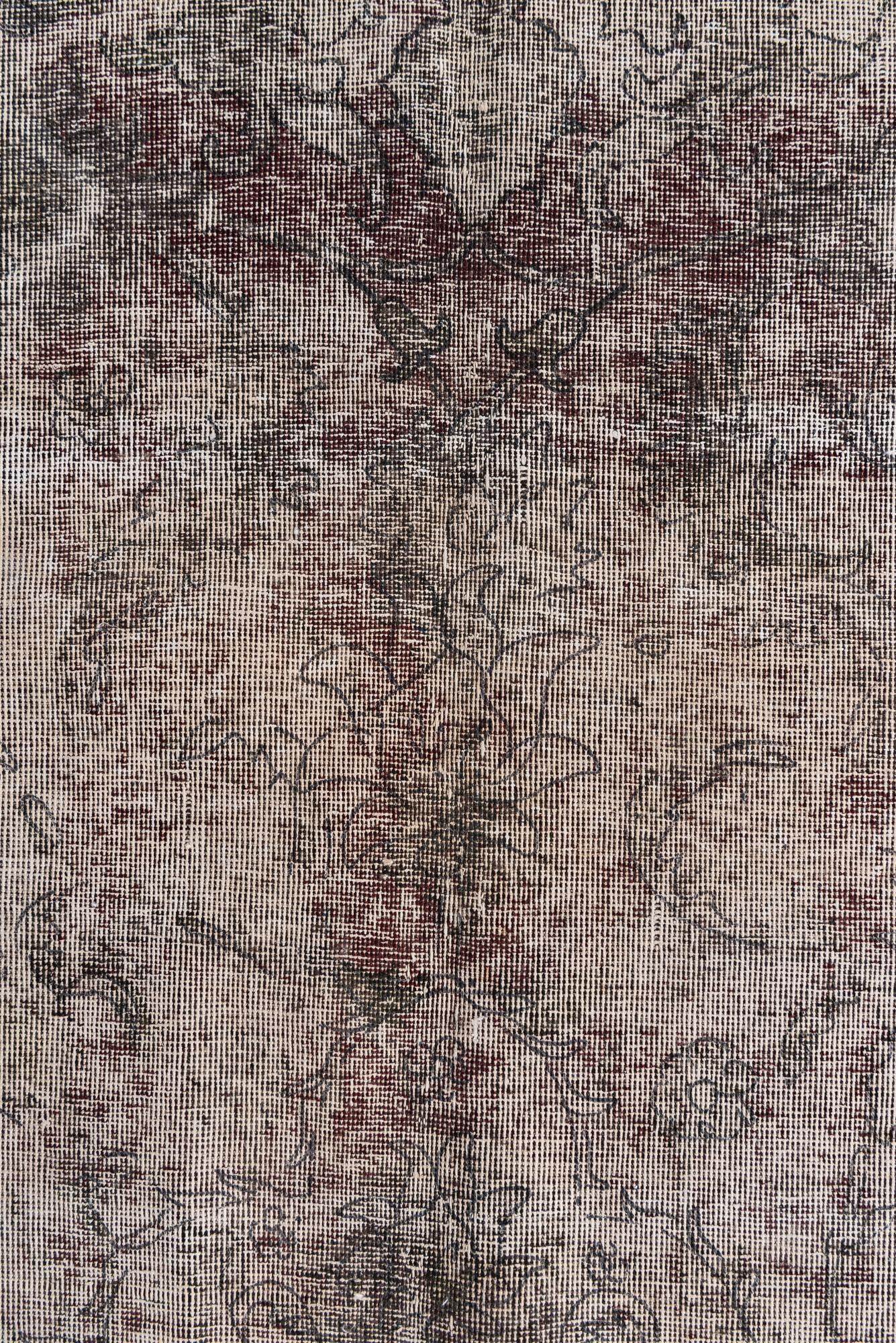 7' 7 x 9' 6 Hand Knotted Ultra Vintage Persian Wool Rug