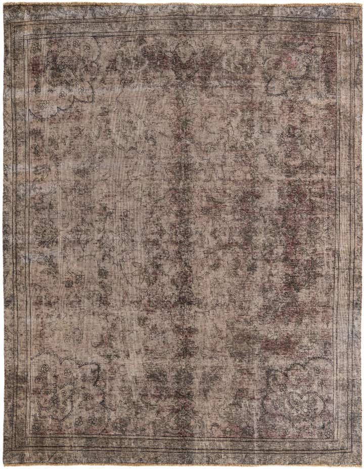 7' 7 x 9' 6 Hand Knotted Ultra Vintage Persian Wool Rug
